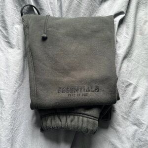 Essential Black Sweatpants Size large